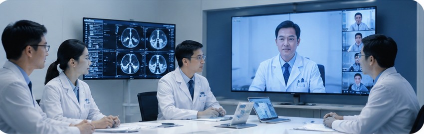 Second-opinion coordination for Greater Bay Area medical care